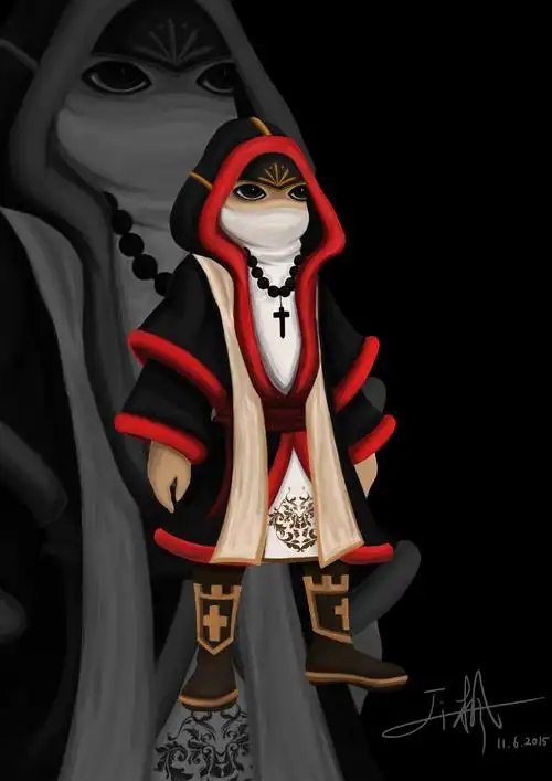 牧师|插画|插画习作|jifengde - 原创作品 - 站酷 (zcool)