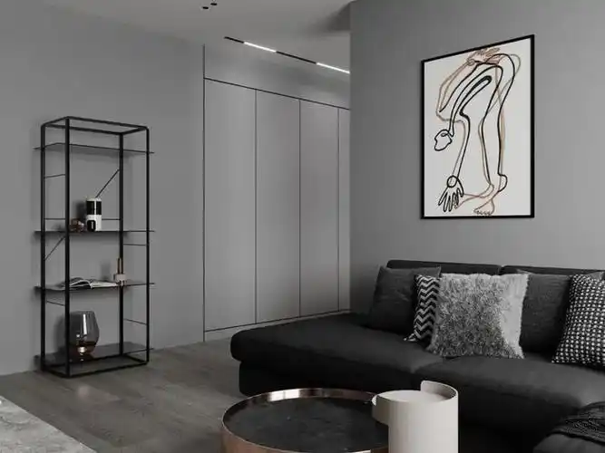 通透干净的灰色展现了前所未有的空灵感.