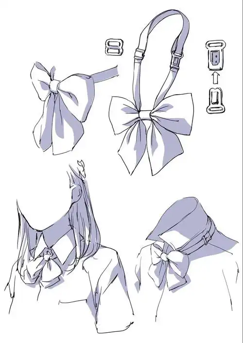 绘画参考|制服画法,jk制服素材