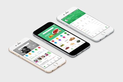 一套手机app效果图