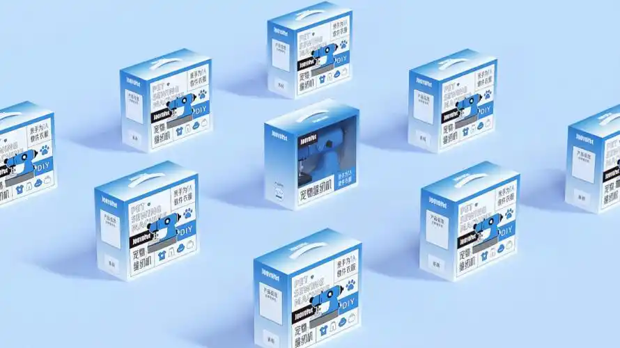 宠物缝纫机包装设计方案设计