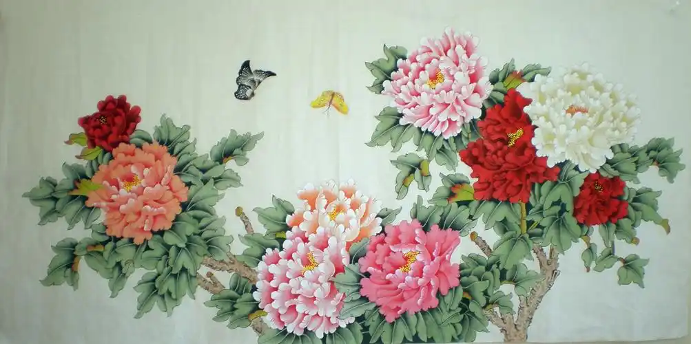 中国美术家协会会员于文清工笔画牡丹国画富贵吉祥画家简介:杨邵云,75