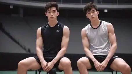 校园里操场上那些青春的小肌肉男孩体育生电脑壁纸