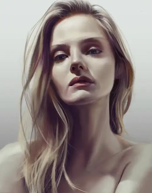 色彩肖像插画表现