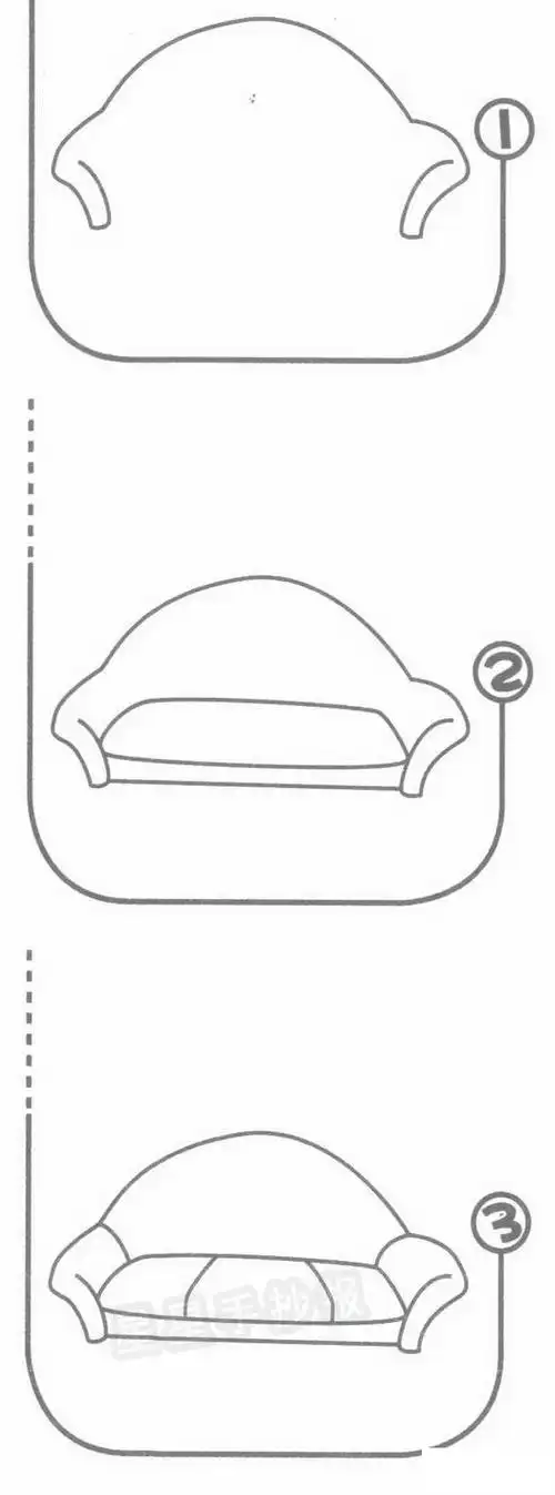 沙发简笔画图片教程