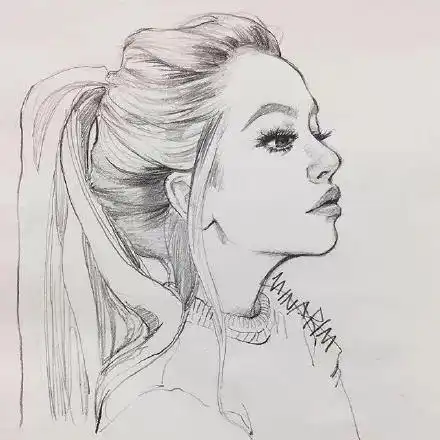 今日欣赏韩国艺术家minarim带来的人物肖像画速写作品.