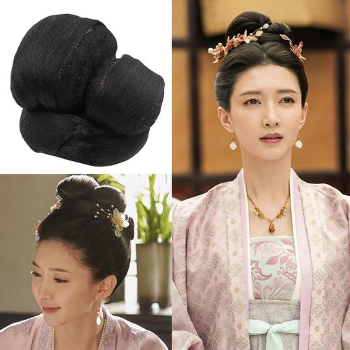 假发发包古装发髻古代汉服造型双耳唐朝仕女发包