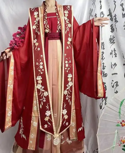 这套宋制霞帔太美了吧五件套这么便宜