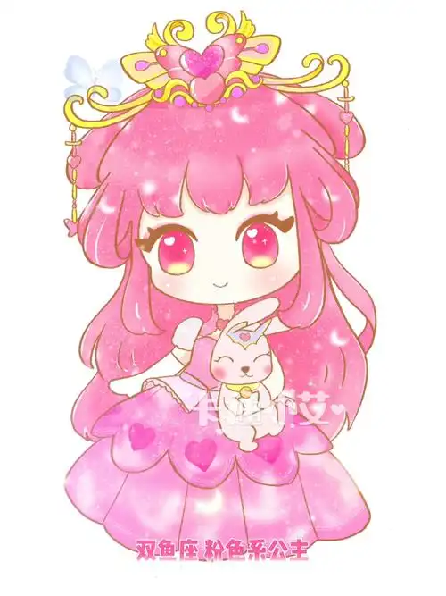 十二星座  #公主  #星座公主  十二星座卡通画 十二星座公主简笔画