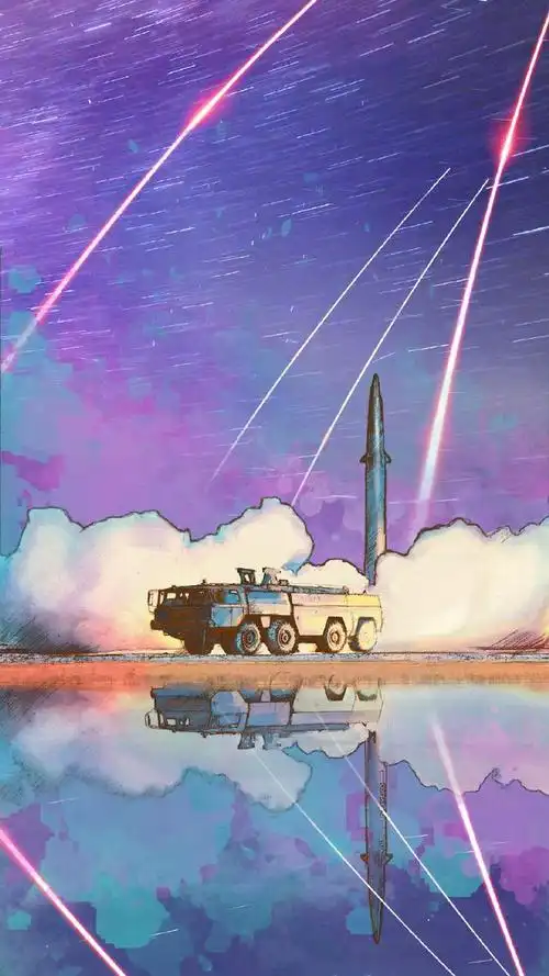 建军节一组东风快递专属漫画壁纸送给你赶紧收藏吧