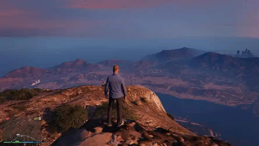 有谁和我一样把gta5截图当壁纸