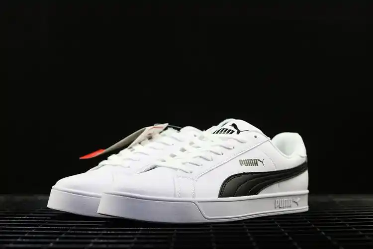 puma smash vulc 经典黑白休闲鞋 359622-05