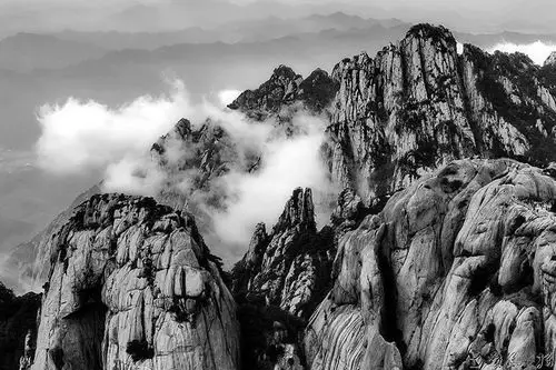 水墨黄山