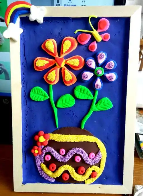 濮阳市风车美术创意班0623超轻粘土作品