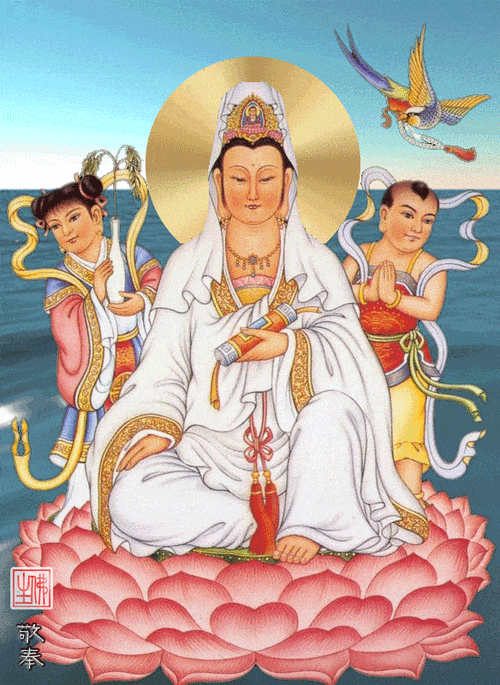 佛观音菩萨动态图片 文殊菩萨佛像图片大全-图片大观-奇异网