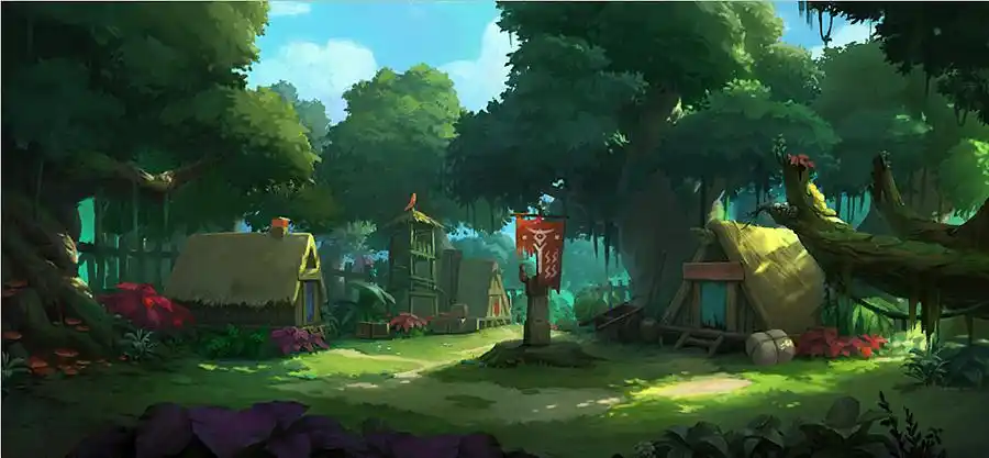 日韩类横版游戏场景|插画|游戏原画|古东 - 原创作品 - 站酷 (zcool)