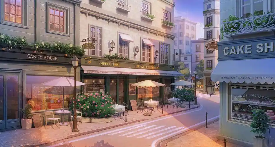 街角咖啡馆|插画|商业插画|llnlnn - 原创作品 - 站酷 (zcool)