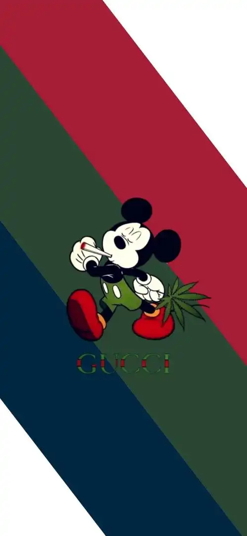 gucci米老鼠联名壁纸