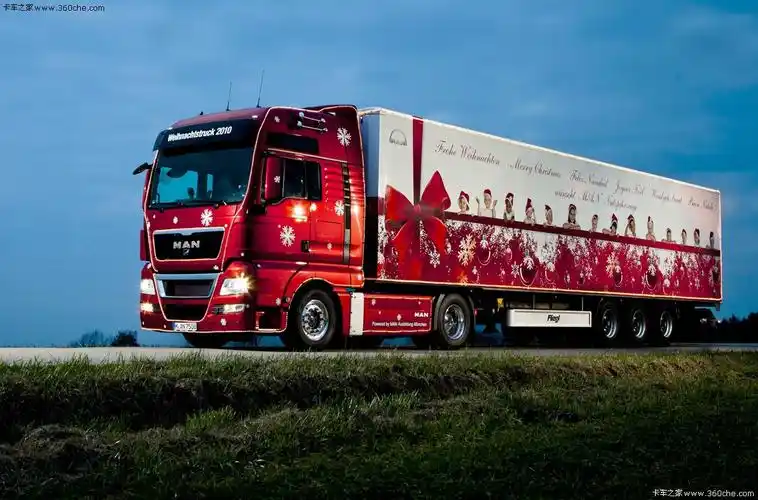 2010年man圣诞卡车巡游启程_卡车之家