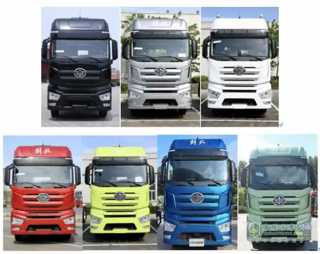 一汽解放高端"气"车j7 lng牵引车,面面出众