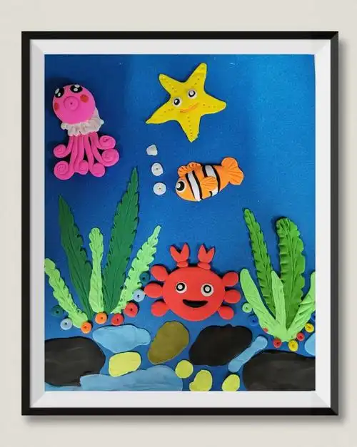 "指尖上的艺术"——海口市西湖实验学校一二年级超轻粘土手工优秀作品