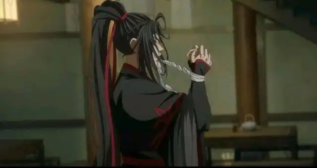 魔道小剧场,蓝湛抹额绑魏婴,魏婴不知其意,蓝曦臣很操心