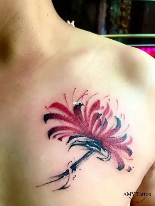 北京纹身  #纹身  #彼岸花  #彼岸花纹身