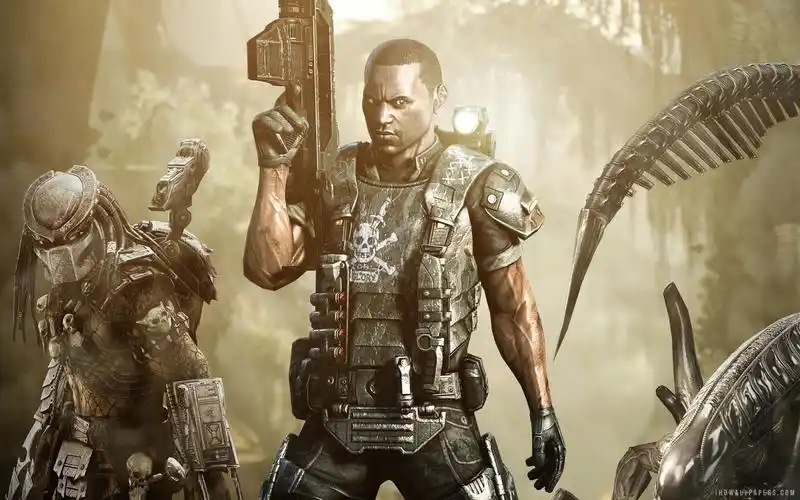 异形大战铁血战士壁纸