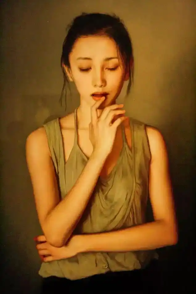 李贵君写实人物油画