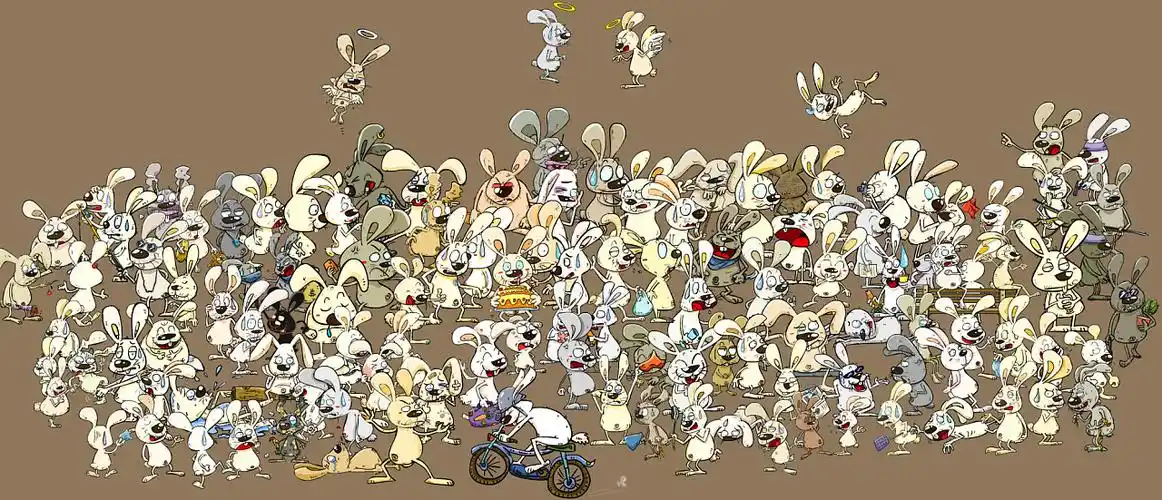 一共有多少只兔子