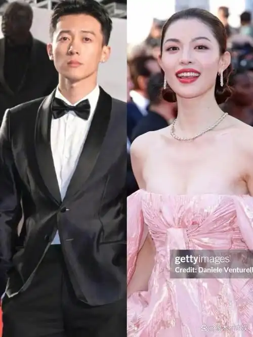 钟楚曦侯雯元戛纳秀恩爱,女方十分主动,男方一脸高冷心不在焉