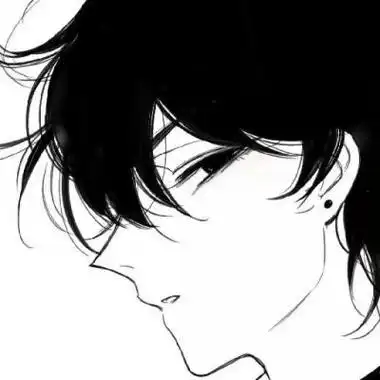 短发男生黑白头像卡通头像 卡通头像图片大全 -【爱个性】