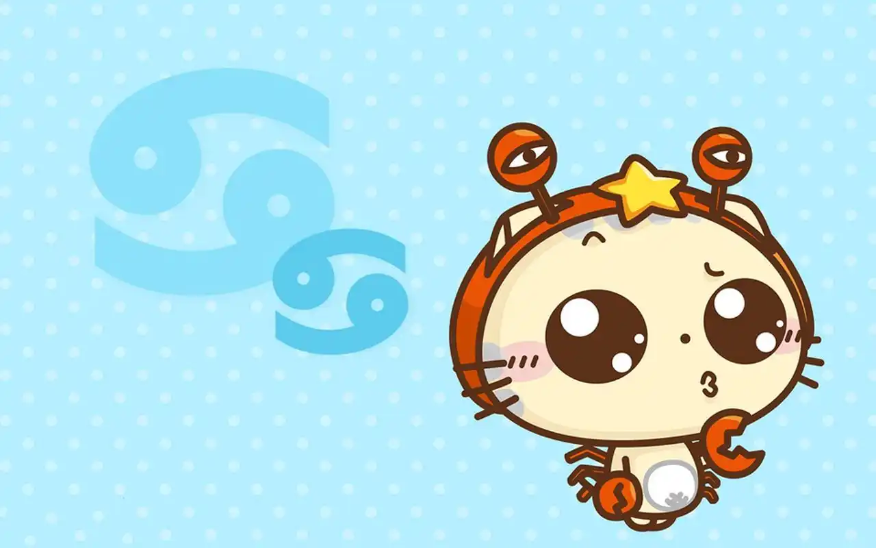 十二星座卡通猫咪图片桌面壁纸