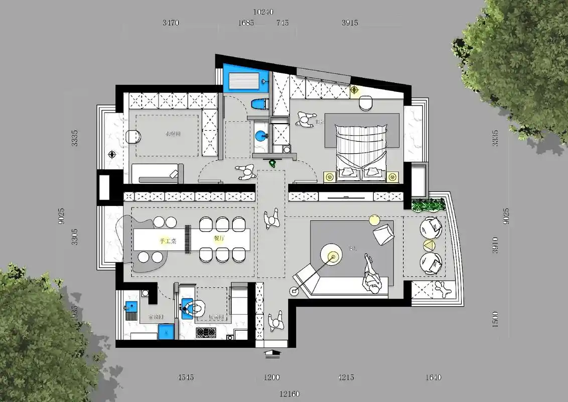 一加一房户型方案设计优化