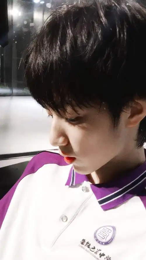 鲁能巴蜀中学生刘耀文/校服