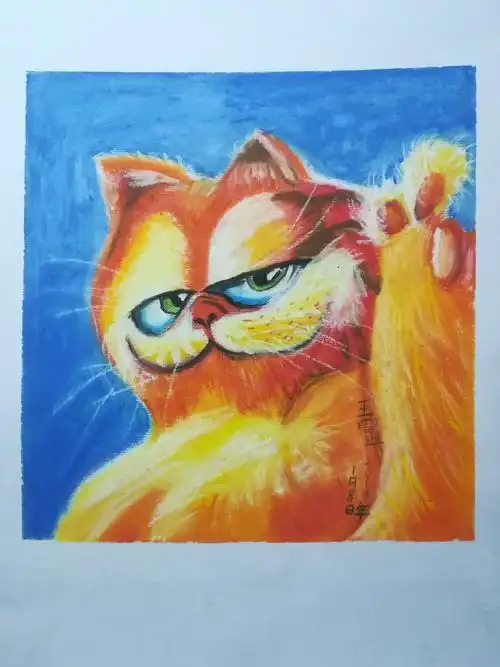 王雪琪(初一)2018作品微画展～农安王卫美术课堂