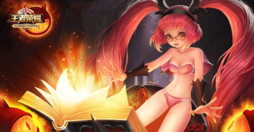 萝莉身御姐心王者荣耀安琪拉魔改去衣图分享