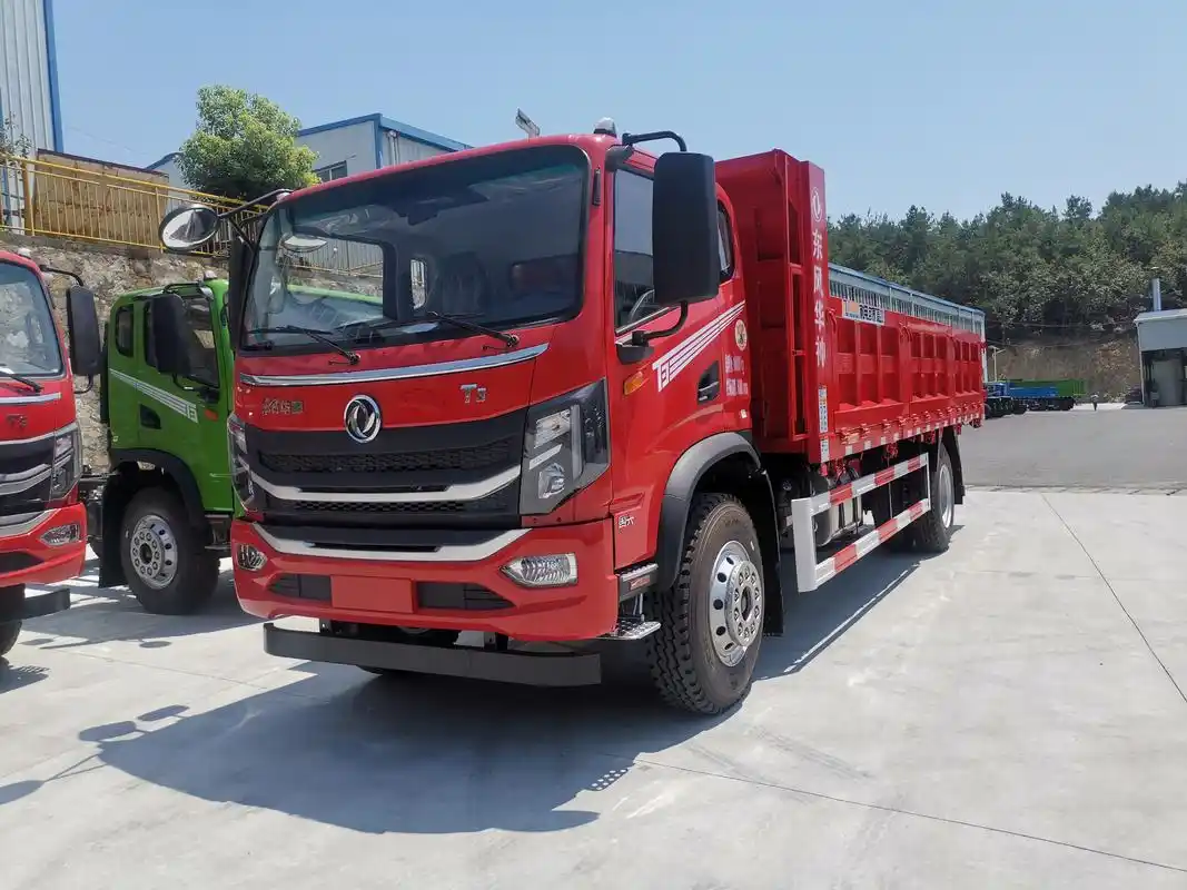 东风华神平板自卸车国六200马力单桥自卸车65米翻斗本溪市东风轻皮