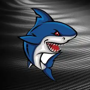 电动摩托车贴贴纸鲨鱼