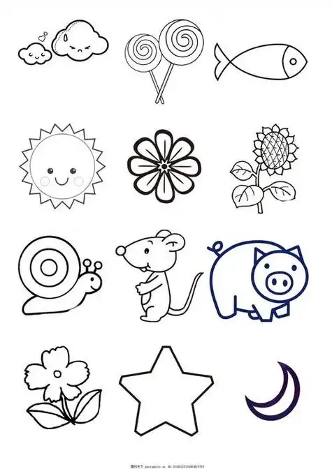 儿童启蒙早教幼儿简笔画绘画海洋生物之河马幼儿园儿童简笔画动物篇