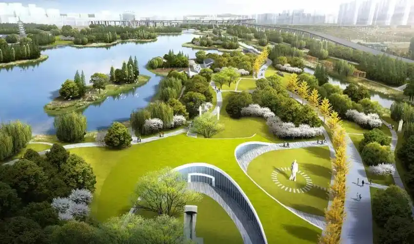 赞赞赞洋湖湿地公园景观改造效果图来啦