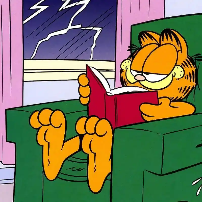 动漫头像|超酷加菲猫头像,90后的回忆头像,高清加菲猫头像