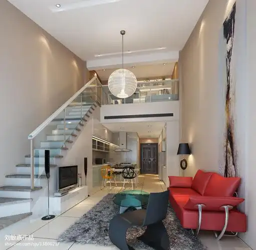 小复式楼楼梯装修效果图欣赏