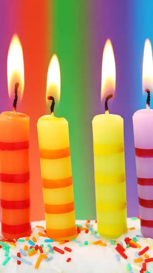 生日蜡烛唯美高清