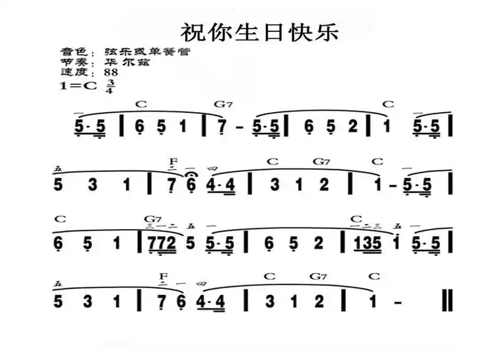 电子琴生日快乐这个曲子怎么唱?