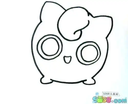 最可爱的精灵宝可梦简笔画