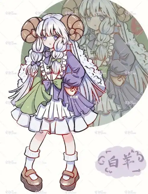浅画一个白羊座拟人