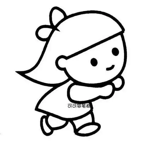 幼儿园画人简单 简单幼儿学画画-图片大观-奇异网