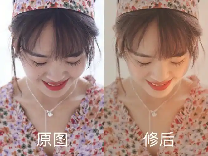 手机修图快速修出暖调氛围感照片