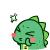 绿恐龙表情包